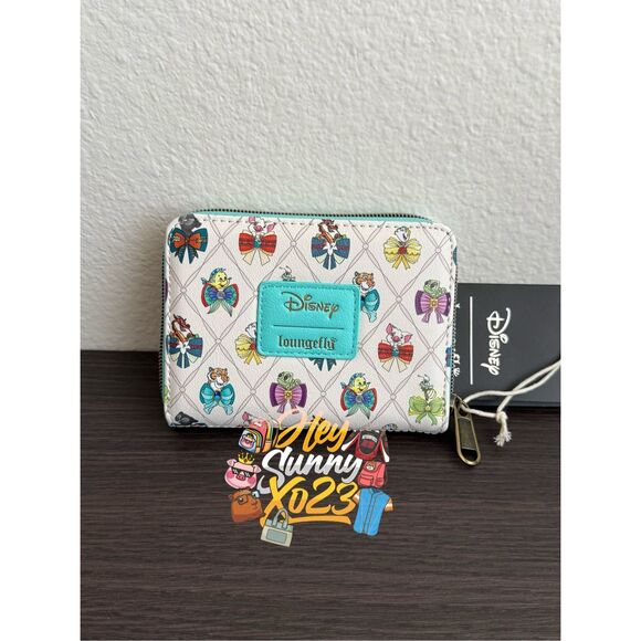 Loungefly Handbags - Loungefly Disney Princess Bows & Sidekicks Zip Wallet